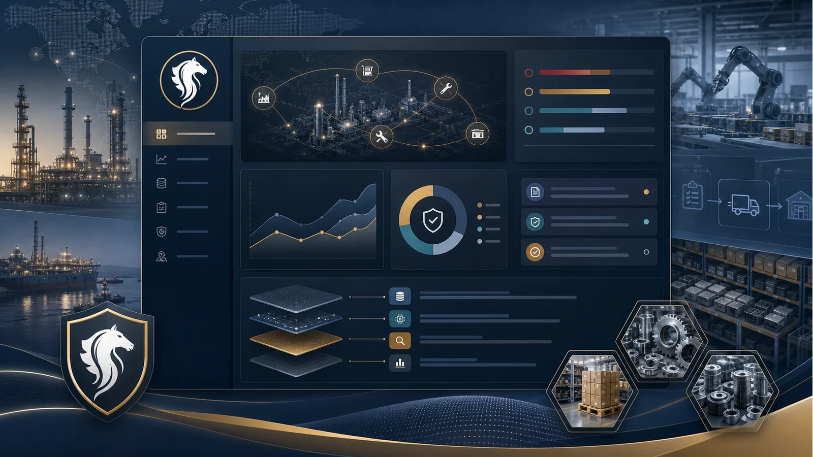 Industrial IQ diagnostic command center showing operational evidence, score output, owner review, and action tracking.